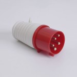 Вилка переносная 7025 32А 380В 3Р+N+Е IP44 LEE