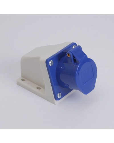 Розетка стационарная наружная 7113 16А 220В 2Р+Е IP44 LEE