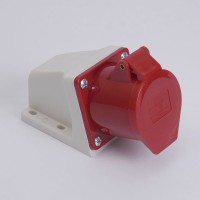 Розетка стационарная наружная 7124 32А 380В 3Р+Е IP44 LEE