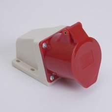 Розетка стационарная наружная 7125 32А 380В 3Р+N+Е IP44 LEE