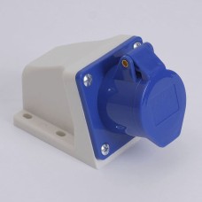 Розетка стационарная наружная 7133 63А 220В 2Р+Е IP67 LEE