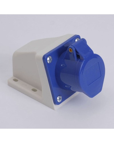 Розетка стационарная наружная 7133 63А 220В 2Р+Е IP67 LEE