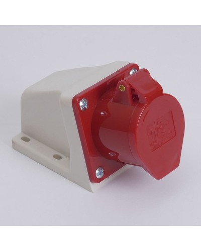 Розетка стационарная наружная 7135 63А 380В 3Р+N+Е IP67 LEE