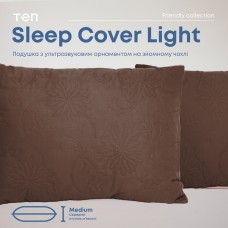 Подушка "SLEEPCOVER LIGHT" 50*70 см (650г) (microfiber) Коричневый