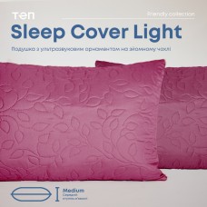 Подушка "SLEEPCOVER LIGHT" 50*70 см (650г) (microfiber) Бордовый