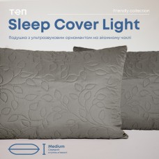 Подушка "SLEEPCOVER LIGHT" 50*70 см (650г) (microfiber) Серый