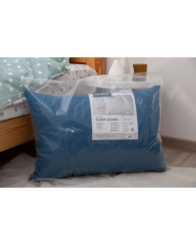 Подушка "SLEEPCOVER LIGHT" 50*70 см (650г) (microfiber) Синій