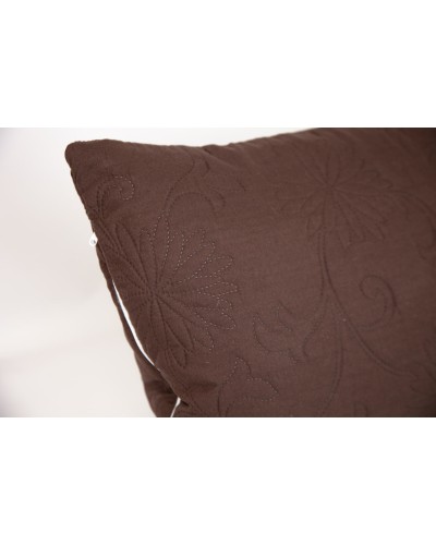 Подушка "SLEEPCOVER LIGHT" 50*70 см (650г) (microfiber) Коричневий