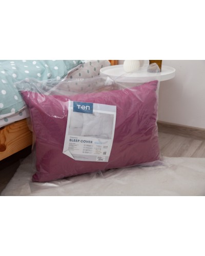 Подушка "SLEEPCOVER LIGHT" 50*70 см (650г) (microfiber) Бордовий