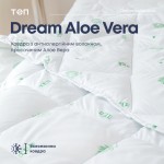 Ковдра "DREAM COLLECTION" ALOE VERA 150*210 см металізований друк