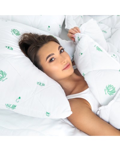 Ковдра "DREAM COLLECTION" ALOE VERA 180*210 см (350г/м2) (microfiber)