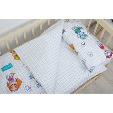 Комплект детского постельного белья "ТЕПИК" 1-3 года Щенки-спасатели