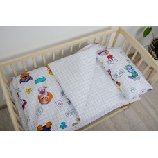 Комплект детского постельного белья "ТЕПИК" 1-3 года Щенки-спасатели