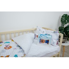 Комплект детского постельного белья "ТЕПИК" 1-3 года Щенки-спасатели
