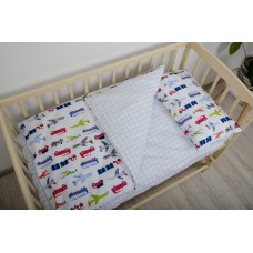 Комплект детского постельного белья "ТЕПИК" 1-3 года Большие автомобили