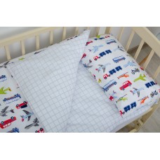 Комплект детского постельного белья "ТЕПИК" 1-3 года Большие автомобили
