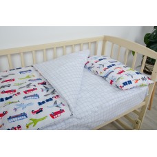 Комплект детского постельного белья "ТЕПИК" 1-3 года Большие автомобили