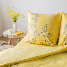 Комплект постельного белья "Everyday collection" евро Black and Yellow