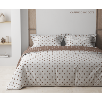 Комплект постільної білизни ТЕП "Happy Sleep" Cappuccino Dots, 50x70 полуторний