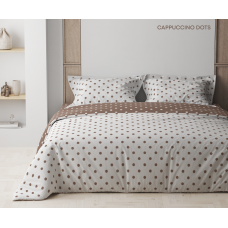 Комплект постільної білизни ТЕП "Happy Sleep Cappuccino Dots, 50x70 сімейний