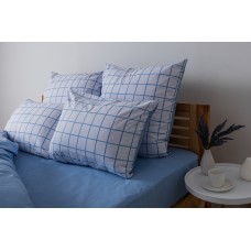 Комплект постельного белья "ТЕП" Blue Check, 70x70 семейный