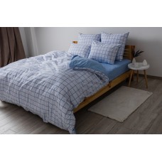 Комплект постельного белья "ТЕП" Blue Check, 70x70 семейный