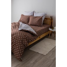 Комплект постельного белья ТЕП "Happy Sleep Cappuccino Dots, 50x70 семейный