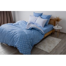 Комплект постельного белья ТЕП "Happy Sleep Light Blue Dots, 50x70 семейный
