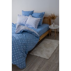 Комплект постельного белья ТЕП "Happy Sleep Light Blue Dots, 50x70 семейный