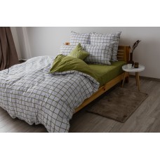 Комплект постельного белья ТЕП "Happy Sleep" Olive Check, 50x70 семейный