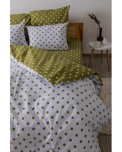 Комплект постільної білизни "ТЕП" Olive Dots, 70x70 двоспальний