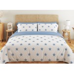 Комплект постільної білизни ТЕП "Soft dreams" Morning Star Blue, 70x70 двоспальний