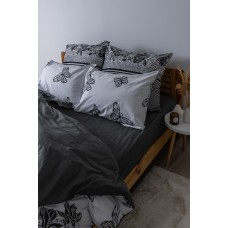 Комплект постельного белья ТЕП "Soft dreams" Black Butterfly, 70x70 полуторный