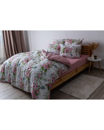 Комплект постільної білизни ТЕП "Soft dreams" Floral Dream, 70x70 євро