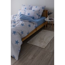 Комплект постельного белья ТЕП "Soft dreams" Morning Star Blue, 70х70 семейный