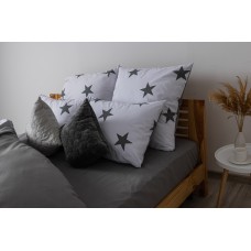 Комплект постельного белья ТЕП "Soft dreams" Morning Star Grey, 70х70 семейный