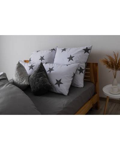 Комплект постільної білизни ТЕП "Soft dreams" Morning Star Grey, 70x70 двоспальний