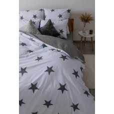 Комплект постельного белья ТЕП "Soft dreams" Morning Star Grey, 70х70 семейный