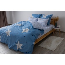 Комплект постельного белья ТЕП "Soft dreams" Twinkle Stars, 70х70 семейный