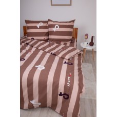 Комплект постельного белья ТЕП "Soft dreams" Line Brown, 70x70 евро