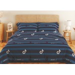 Комплект постільної білизни ТЕП "Soft dreams" Line Blue, 70x70 двоспальний