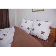 Комплект постельного белья ТЕП "Soft dreams" Morning Star Cappuccino, 70х70 семейный