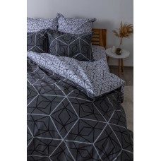 Комплект постельного белья ТЕП "Happy Sleep" Quadro Star grey, 50x70 семейный