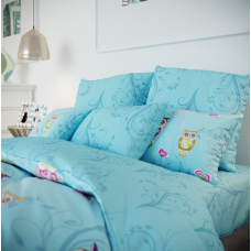 Комплект постельного белья "ТЕП" евро Сова