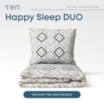 Комплект постільної білизни "Happy Sleep Duo" Clash, 70x70 двоспальний