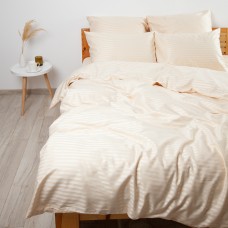 Комплект постельного белья ТЕП "СТРАЙП САТИН" Champagne евро