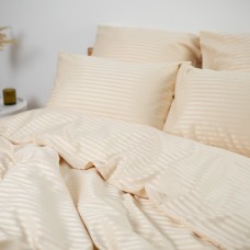Комплект постельного белья ТЕП "СТРАЙП САТИН" Champagne евро
