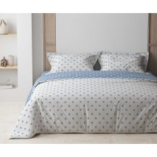 Комплект постельного белья ТЕП "Happy Sleep Light Blue Dots, 50x70 семейный