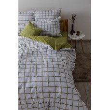 Комплект постельного белья ТЕП "Happy Sleep" Olive Check, 50x70 двуспальный