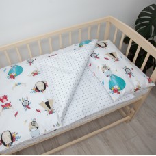 Комплект детского постельного белья "ТЕПИК" 1-3 года Лесные зверьки